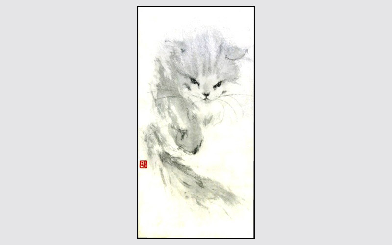 ROSLYN LEVIN SUMI-E PLANNING MISCHIEF